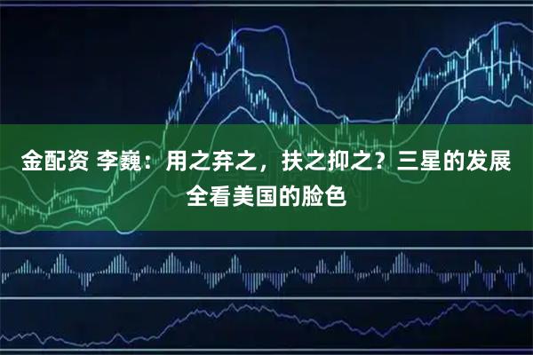 金配资 李巍：用之弃之，扶之抑之？三星的发展全看美国的脸色